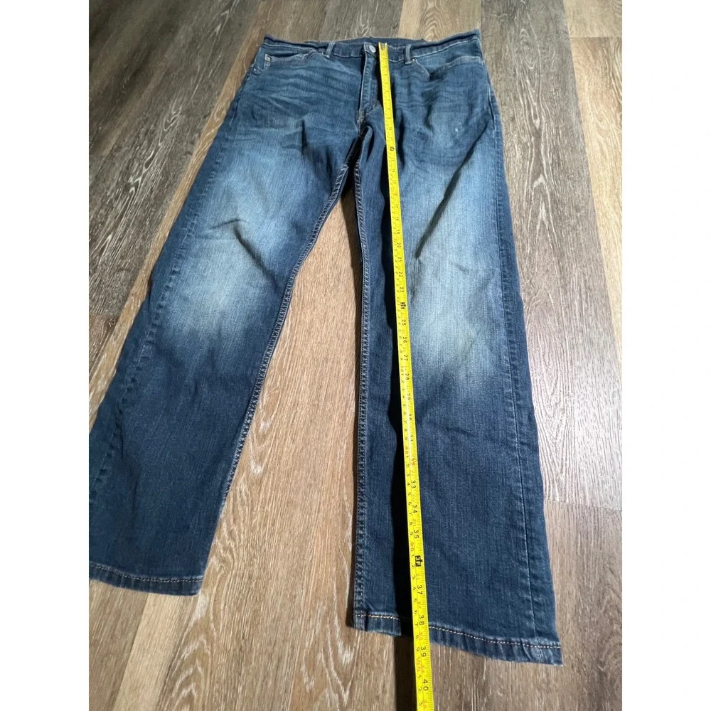 Levi's 505 Regular Fit Jeans Mens 38x30 Blue Denim Straight Leg Pants 1625